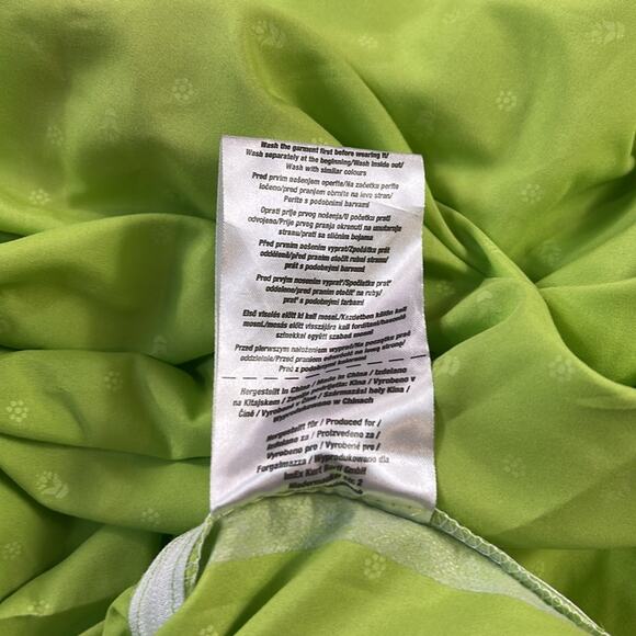 Jonina lime green and hot pink dirndl dress, size 42 or L - Picture 8 of 8